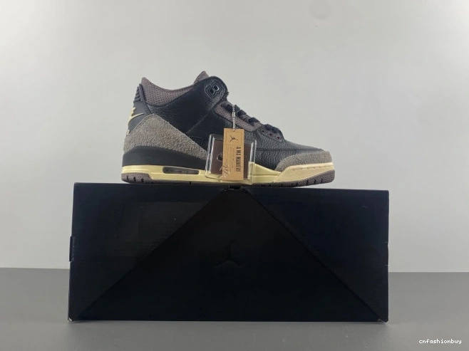 A Jordan Ma Maniere Black 3 FZ4811-001 Air x 1018